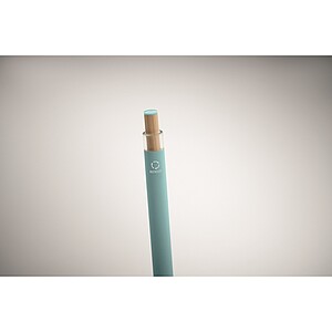 Recycled aluminium pen, baby blue