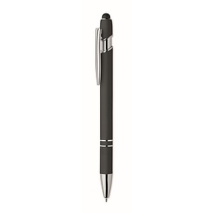 Recycled aluminium stylus pen, black