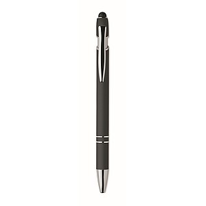Recycled aluminium stylus pen, black