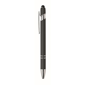 Recycled aluminium stylus pen, black