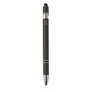 Recycled aluminium stylus pen, black