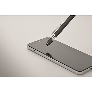 Recycled aluminium stylus pen, black