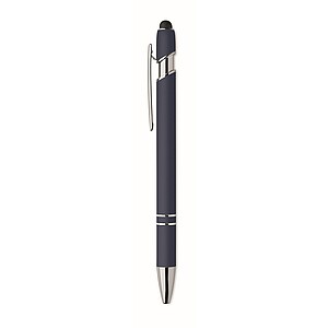 Recycled aluminium stylus pen, french navy