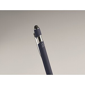 Recycled aluminium stylus pen, french navy
