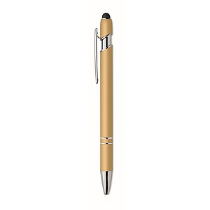 Recycled aluminium stylus pen, gold
