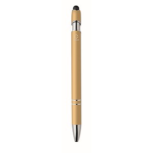 Recycled aluminium stylus pen, gold