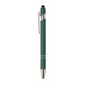 Recycled aluminium stylus pen, green