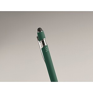 Recycled aluminium stylus pen, green