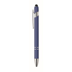 Recycled aluminium stylus pen, royal blue