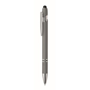 Recycled aluminium stylus pen, stone grey