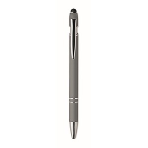 Recycled aluminium stylus pen, stone grey