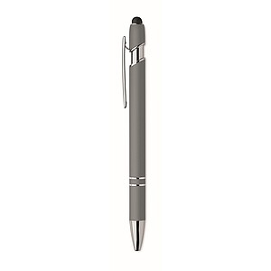 Recycled aluminium stylus pen, stone grey