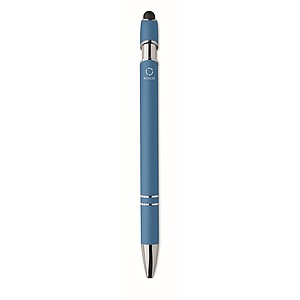 Recycled aluminium stylus pen, turquoise