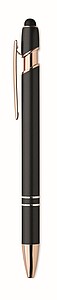 Recycled aluminium stylus push ball pen