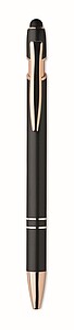 Recycled aluminium stylus push ball pen