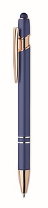 Recycled aluminium stylus push ball pen