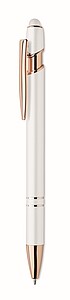 Recycled aluminium stylus push ball pen