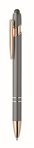 Recycled aluminium stylus push ball pen