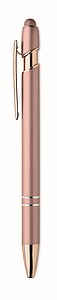 Recycled aluminium stylus push ball pen