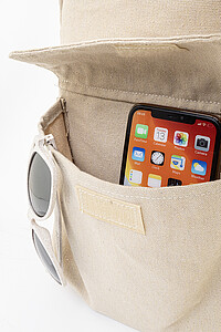 recycled canvas backpack