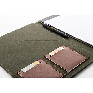 recycled canvas document folder
