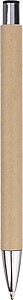 Recycled carton ballpen Debra, brown