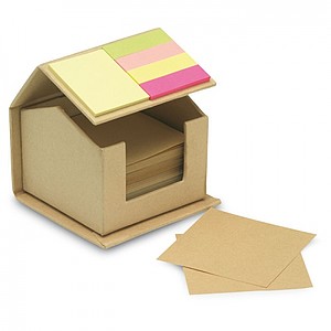 Recycled carton sticky notes, beige