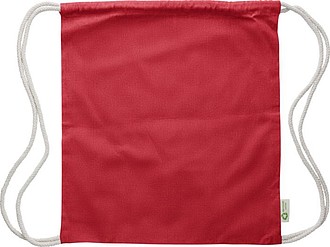 Recycled cotton drawstring bag Joy