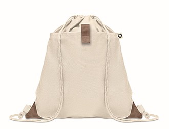 Recycled cotton drawstring bag