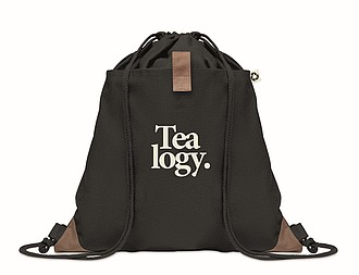 Recycled cotton drawstring bag