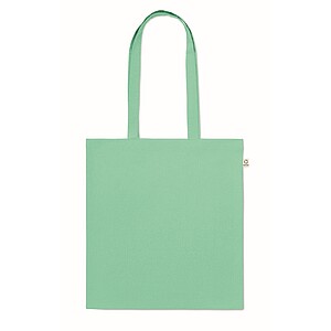 Recycled cotton shopping bag, mint green