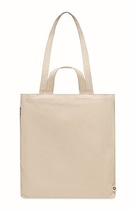 Recycled cotton shopping bag