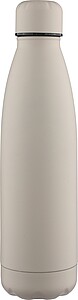 Recycled double-walled drinking bottle 500 ml Sunny, beige
