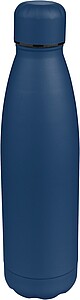 Recycled double-walled drinking bottle 500 ml Sunny, blue