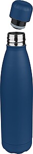 Recycled double-walled drinking bottle 500 ml Sunny, blue