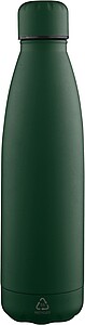 Recycled double-walled drinking bottle 500 ml Sunny, green
