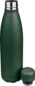 Recycled double-walled drinking bottle 500 ml Sunny, green