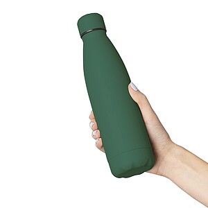 Recycled double-walled drinking bottle 500 ml Sunny, green