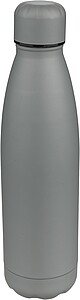 Recycled double-walled drinking bottle 500 ml Sunny, grey