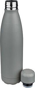 Recycled double-walled drinking bottle 500 ml Sunny, grey
