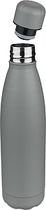 Recycled double-walled drinking bottle 500 ml Sunny, grey