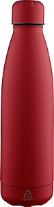 Recycled drinking bottle 700 ml Breeze, burgundy