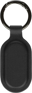 Recycled keychain tracking tag Halo, black