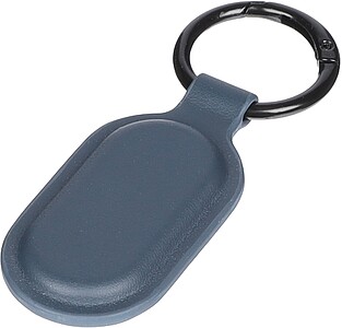 Recycled keychain tracking tag Halo, blue