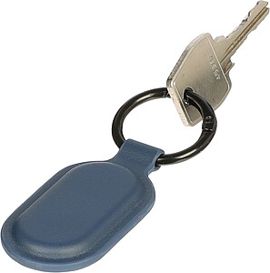 Recycled keychain tracking tag Halo, blue