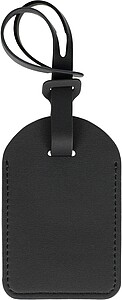 Recycled luggage tracking tag Isen, black