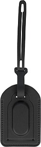 Recycled luggage tracking tag Isen, black