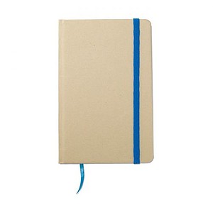 Recycled material notebook, blue