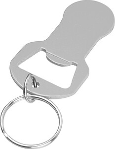 Recycled multifunction aluminum keychain, grey