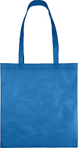 Recycled nonwoven (80 gsm) shopping bag Vian, light blue